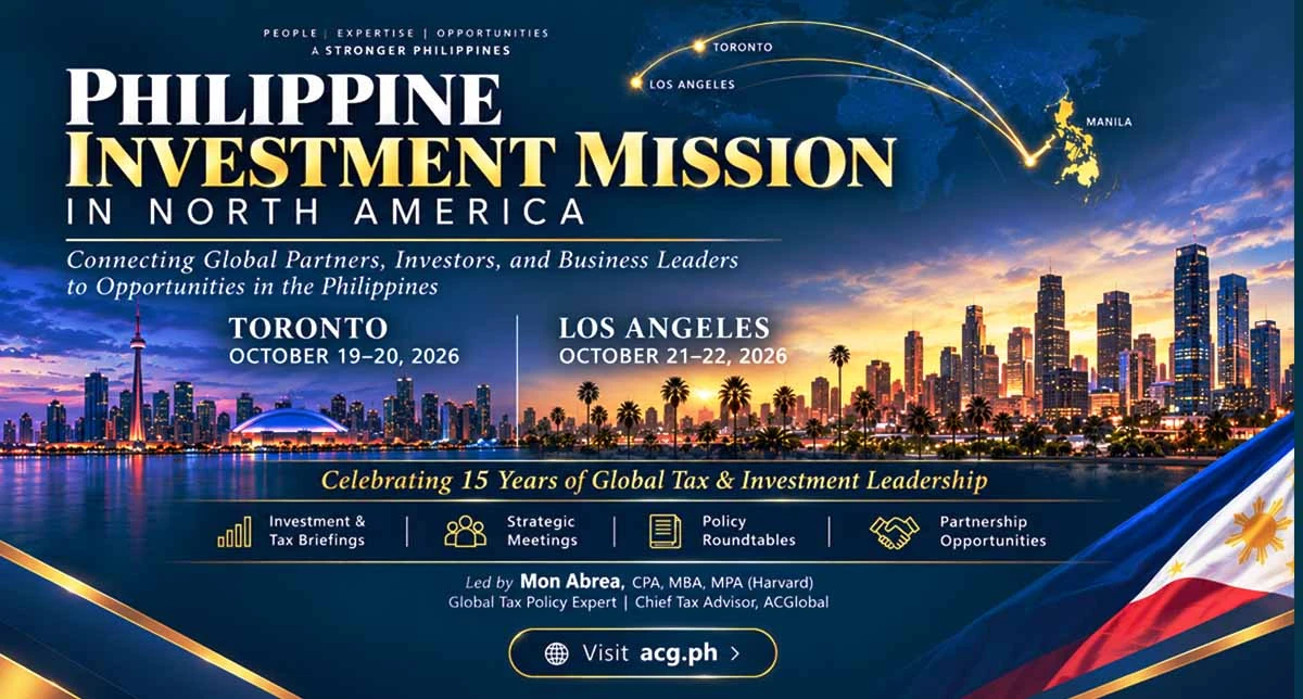 ACGlobal Kicks Off North America Investment Mission, Calls on Global Partners to Invest in the Philippines